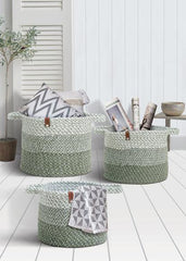 Enera Suzan Olive Color (29x29x24 cm) Organizing Basket - enera
