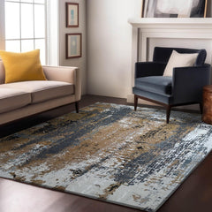 Enera Eternal 25321B Collection Antracite Grey Color 160x230 cm Stylish Carpet - enera