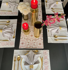 Enera Geo Grey Color Table Placemat Set - enera