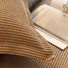 Enera Honeycomb-Grey Colour Woven Runner Set - enera