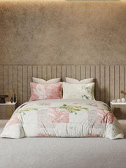 D'Decor Cherish Basil-Green Eyes King Size Double Bedsheet - enera