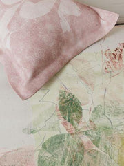 D'Decor Cherish Basil-Green Eyes King Size Double Bedsheet - enera