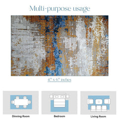 Enera Dune 2061 UW2- Z Collection Multi Color 120x170 cm - enera