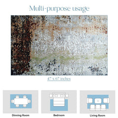 Enera Hana 54002 YD6-M Collection Multi Color 120x170 cm Carpet - enera