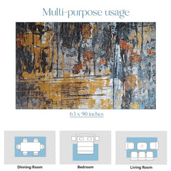 Enera Dune 521 UW2-X Collection Multi Color 160x230 cm Stylish Carpet - enera