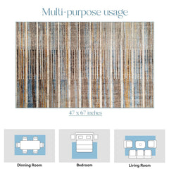 Enera Dune 8115 UW2-X Collection Multi Color 120x170 cm Carpet - enera