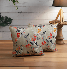 Enera HEMP Grace Sn 07 Beige Color 20x20 Inch Cushion Cover - enera