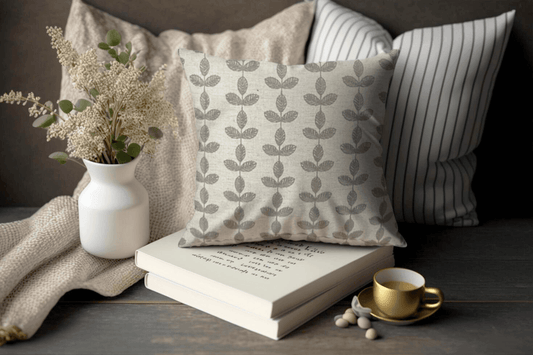 Enera SRM MAMB B202 White Color 18x18 Inch Cushion Cover - enera