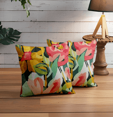 Enera SRM MAMB E-504 Multi Color 16x16 Inch Cushion Cover - enera