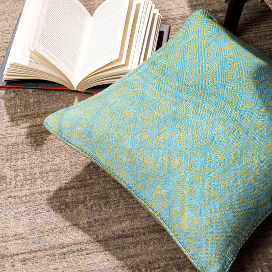 Enera Outdoor Sr-09 Aqua Teal Color 16x16 Inch Cushion Cover