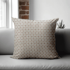 Enera SRM AMAL 304 Peach Color 18x18 Inch Cushion Cover - enera