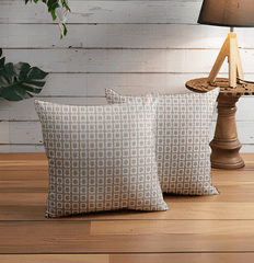 Enera SRM AMAL 304 Peach Color 18x18 Inch Cushion Cover - enera