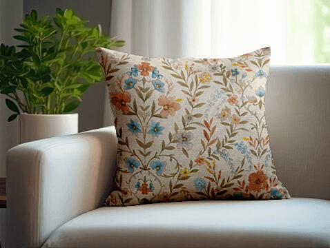 Enera KCF HARLEY 37701 White Color 18X18 Inch Cushion Cover - enera
