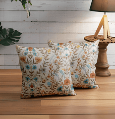 Enera KCF HARLEY 37701 White Color 18X18 Inch Cushion Cover - enera