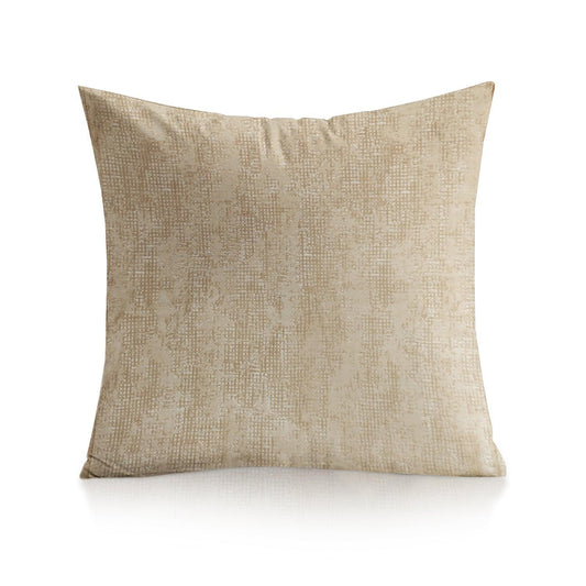 Enera DECO COSM10 Textured Light Beige Color 18x18 Inch Cushion Cover - enera