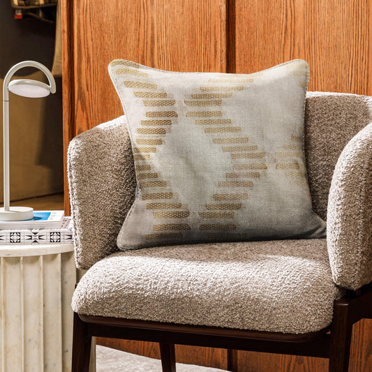 Enera GM Liv-1 Em1003 Ivory Color 16x16 Inch Cushion Cover