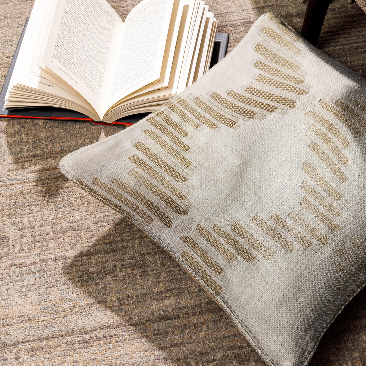 Enera GM Liv-1 Em1003 Ivory Color 16x16 Inch Cushion Cover