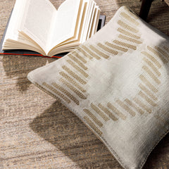 Enera GM Liv-1 Em1003 Ivory Color 16x16 Inch Cushion Cover - enera