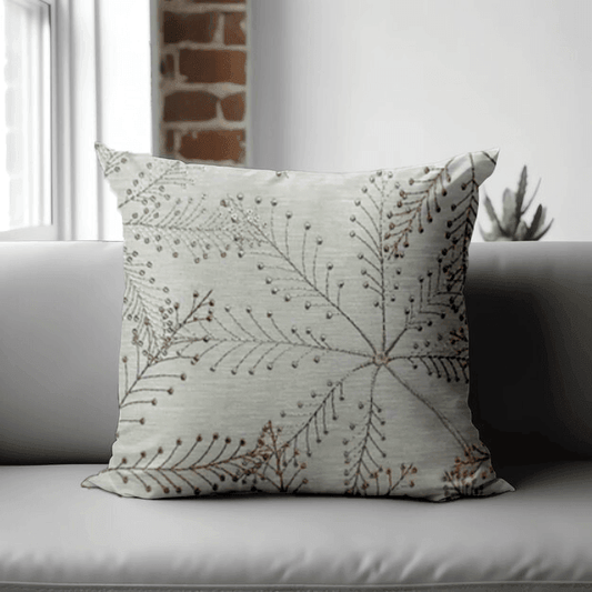 Enera GM Liv-3-EM-894 White Color 16x16 Inch Cushion Cover - enera