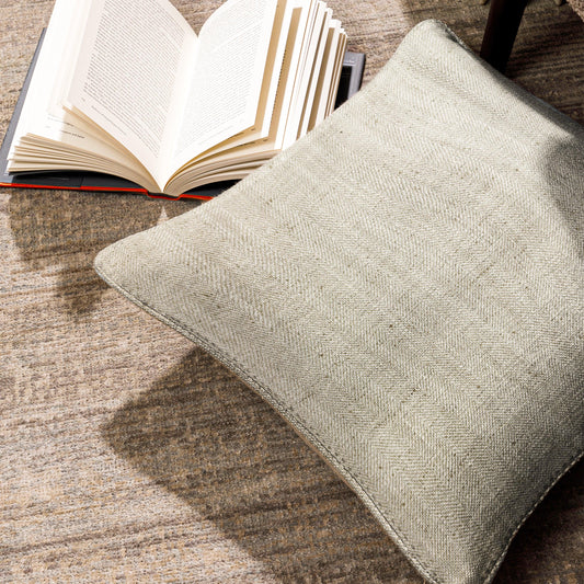 Enera DD Lico 241 Ivory Color 16x16 Inch Cushion Cover