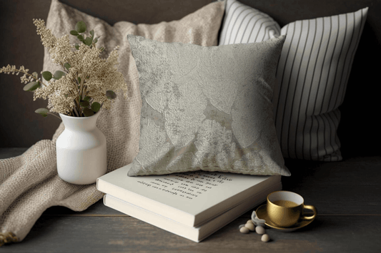 Enera DD GOSI 9026 Cream Color 18x18 Inch Cushion Cover - enera
