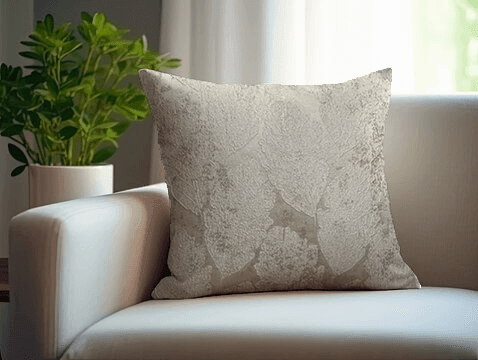 Enera DD GOSI-9026 Cream Color 16x16 Inch Cushion Cover - enera