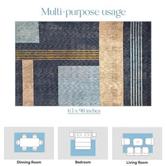 Enera Wisteria 912045 SK1-X Collection Multi Color 160x230 cm Stylish Carpet - enera