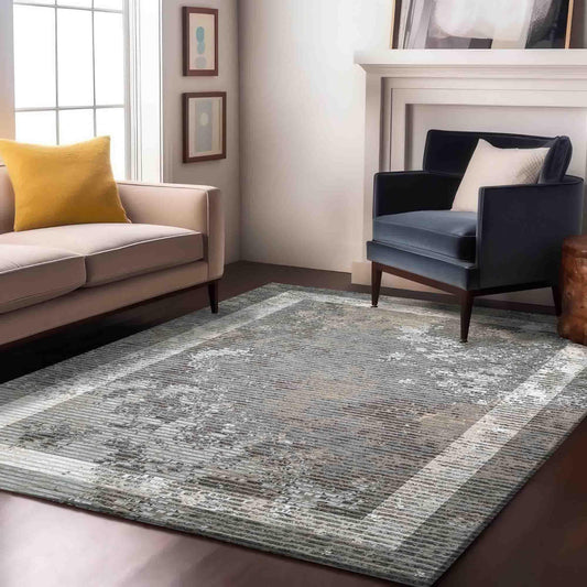 Enera Epoque 7151-RD9 J Collection Grey Color 160x230 cm Carpet - enera