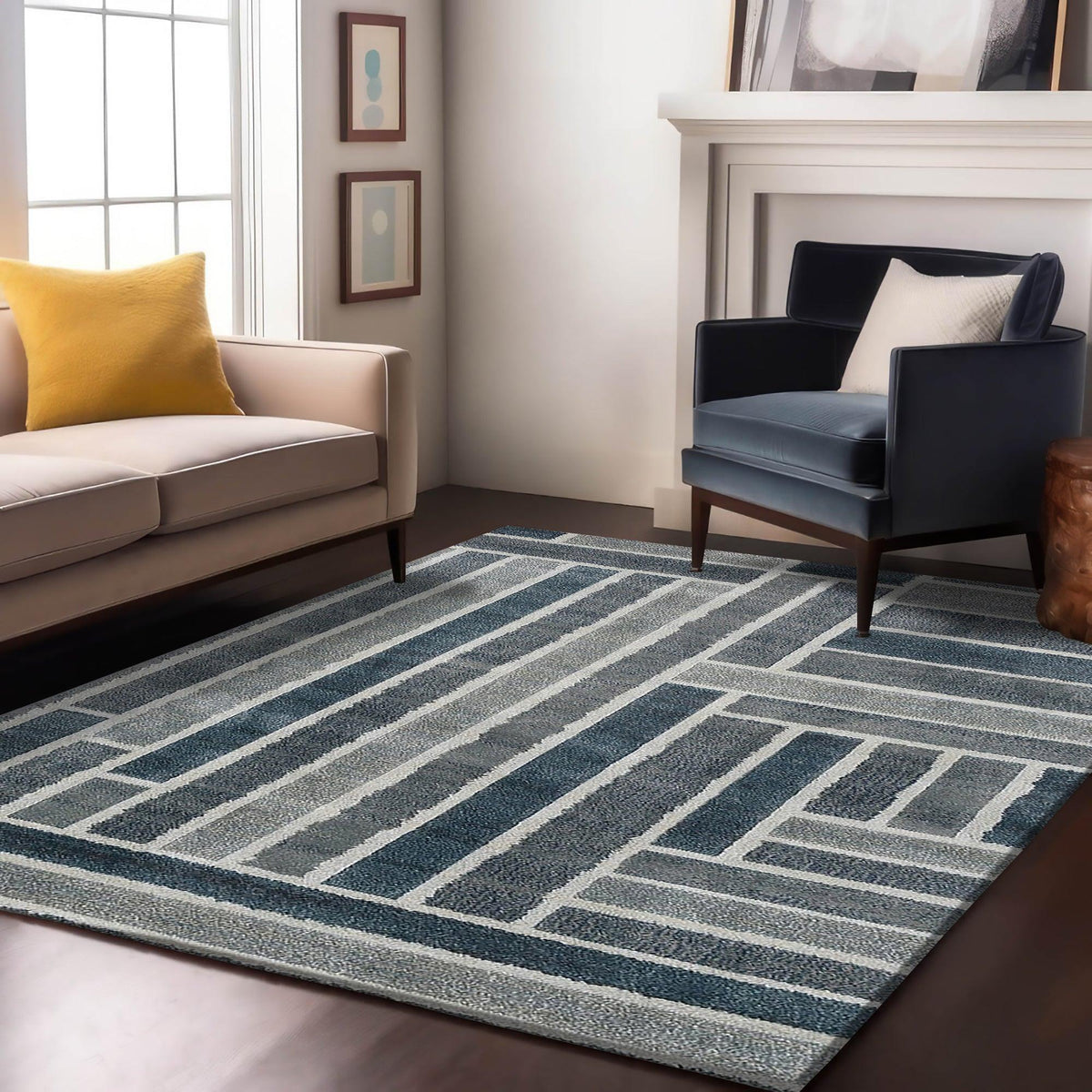 Enera Mineral 40002 YT5-B Collection Multi Color 160x230 cm - enera