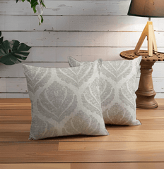 Enera SRM SAMA A102 Cream Color 18x18 Inch Cushion Cover - enera