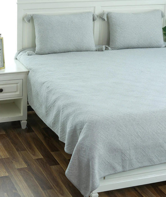 Pluchi Bedspread Set 100% Pure Cotton (Set of 3) - enera
