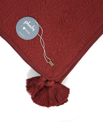 Enera Antique Mahogany Color King Size Bedcover - enera