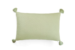 Enera 3D Cubic Scenic Green color King Size Bedcover - enera