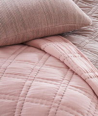 Enera Miraya Pink Pearl color King Size Bedcover - enera