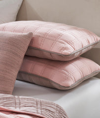 Enera Miraya Pink Pearl color King Size Bedcover - enera