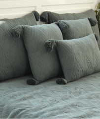 Enera Aysel Honey Dew color King Size Bed Cover - enera
