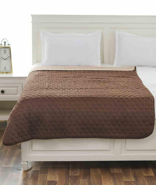 Enera Bubbly Chesnut & Linen Single Bed Dohar - enera