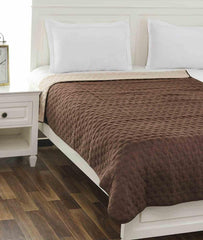 Enera Bubbly Chesnut & Linen Single Bed Dohar - enera