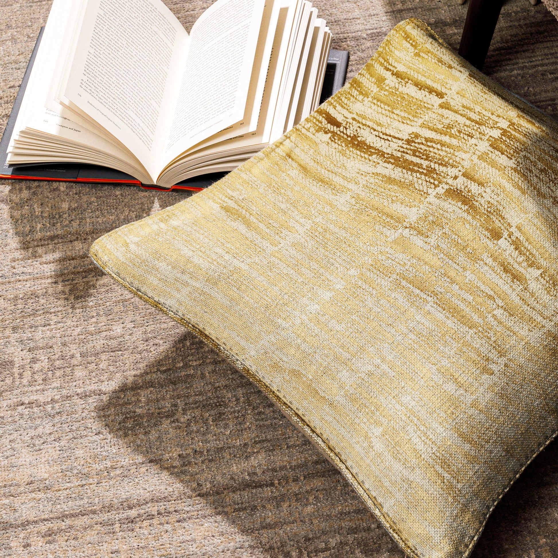 Enera Meraki Coffee Color 16x16 Inch Cushion Cover