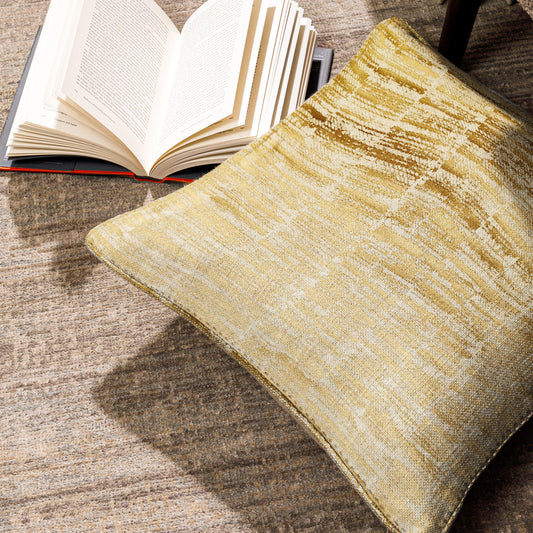 Enera Meraki Coffee Color 16x16 Inch Cushion Cover