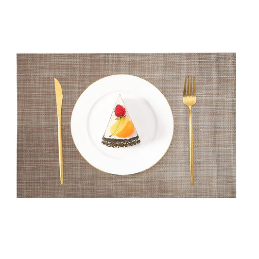 Freelance Basketweave Dining & Side Table Mat – 30cm x 45 cm, Pack of 6 - enera