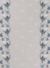 Enera Blossom Printed Rectangle Table Cover With Lace White Color - enera