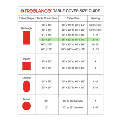 Enera Transparent 60x90 Inch Table Cover - enera