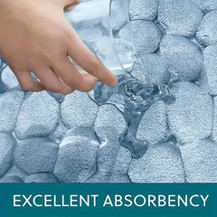 Enera Stone Vind Memory Foam Sky Blue Color 40 x 60 cm Bathmat - enera