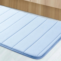 Enera Grapes Line Vind Memory Foam Sky Blue Color 40x60cm Bathmat - enera