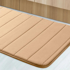 Enera Line Vind Memory Foam Beige Color 50 x 80 cm Bathmat - enera