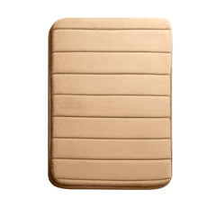 Enera Line Vind Memory Foam Beige Color 50 x 80 cm Bathmat - enera