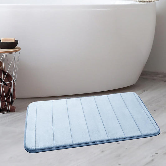 Enera Line Vind Memory Foam Sky Blue Color 50 x 80 cm Bathmat - enera