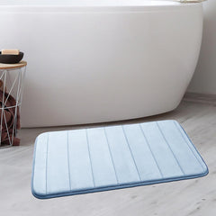 Enera Line Vind Memory Foam Sky Blue Color 50 x 80 cm Bathmat - enera