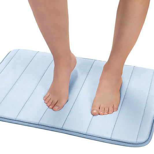 Enera Line Vind Memory Foam Sky Blue Color 50 x 80 cm Bathmat - enera